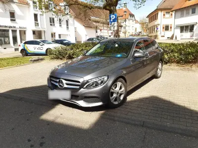 Usata Mercedes C180 Avantgarde 156 CV (114 kW) 2017 Grigio Berlina