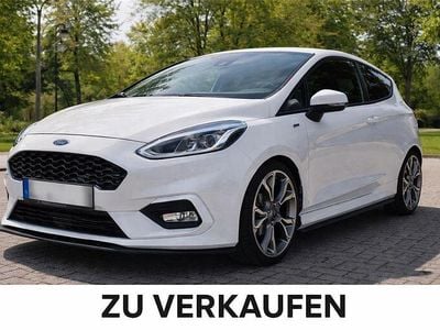Begagnad Ford Fiesta ST-Line 125 HK (91 kW) 2018 Vit Halvkombi
