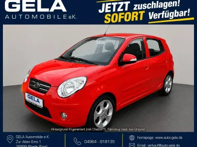Gebraucht Kia Picanto 65 PS (47 kW) 2008 Rot Kleinwagen