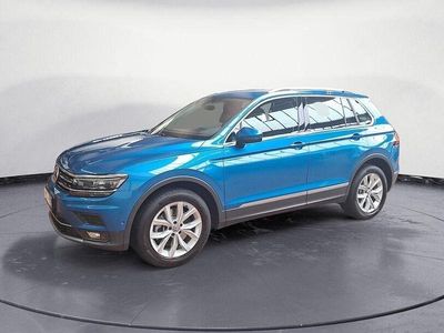Second-hand VW Tiguan Highline 200 CP (147 kW) 2018 Albastru SUV