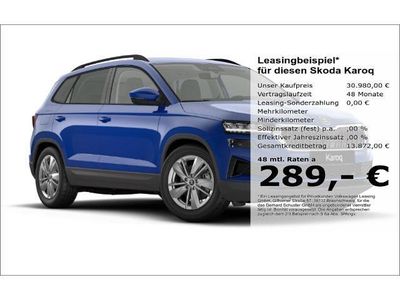 Neu Skoda Karoq 150 PS (110 kW) 2026 Energyblau SUV