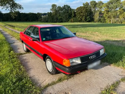 Gebraucht Audi 100 90 PS (66 kW) 1988 Rot Limousine