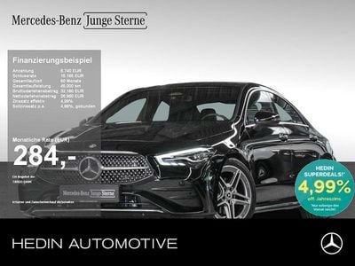 Schwarz Gebraucht 2024 Mercedes CLA180 AMG Limousine | 36.490 € (Teuer)