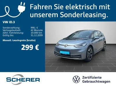 Occasion VW ID.3 Pro Performance 150 kW (204 ch) 2022 Bleue Citadine