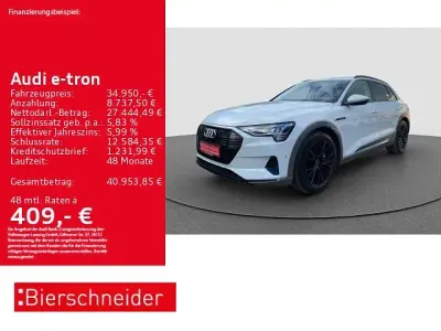 Używany Audi e-tron Advanced Plus 300 kW (408 KM) 2022 Biały SUV