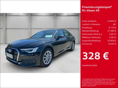 Gebraucht Audi A6 Ambiente 265 PS (194 kW) 2023 Schwarz Limousine