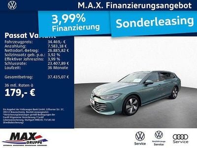 Maripositgrün metallic Gebraucht 2025 VW Passat Elegance Kombi | 34.469 € (Superpreis)