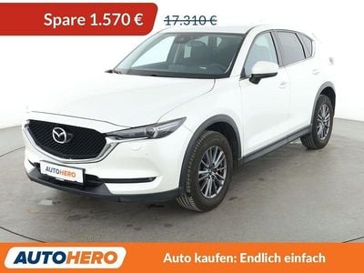 Gebraucht Mazda CX-5 Exclusive-Line 150 PS (110 kW) 2017 Weiß SUV