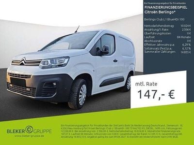Second-hand Citroën Berlingo 102 CP (75 kW) 2021 Alb Monovolum