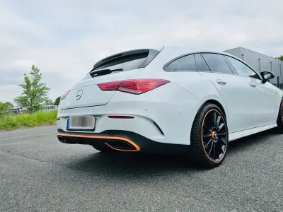 Gebraucht Mercedes CLA200 Shooting Brake AMG Edition 1 163 PS (119 kW) 2019 Weiß Kombi
