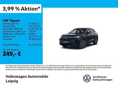 Schwarz Gebraucht 2025 VW Tiguan Elegance SUV | 39.430 € (Fairer Preis)