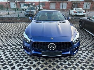 Gebraucht Mercedes SL400 AMG 367 PS (269 kW) 2018 Blau Cabrio