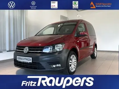 Gebraucht VW Caddy Trendline 125 PS (91 kW) 2016 Fortanarot metallic Van / Kleinbus