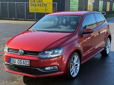 Gebraucht VW Polo Highline 105 PS (77 kW) 2015 Rot Kleinwagen
