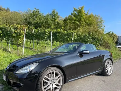 Gebraucht Mercedes SLK350 272 PS (200 kW) 2008 Schwarz Cabrio