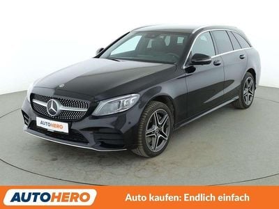 Gebraucht Mercedes C300e AMG line 306 PS (225 kW) 2019 Schwarz/baltic black Kombi