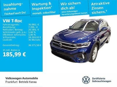 Usata VW T-Roc R-line 150 CV (110 kW) 2025 Blu SUV