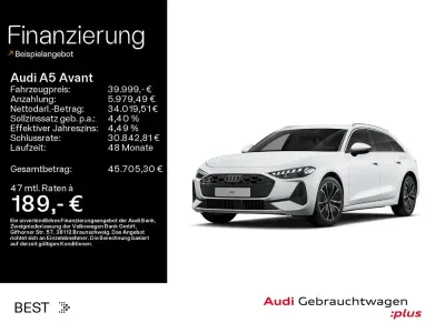 Gebraucht Audi A5 Sport 204 PS (150 kW) 2025 Gletscherweiß metallic Kombi