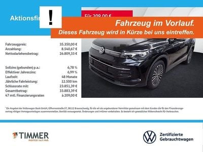 Gebraucht VW Tiguan Goal 150 PS (110 kW) 2025 Grenadillschwarz metallic SUV