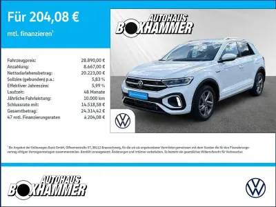 Gebraucht VW T-Roc R-line 150 PS (110 kW) 2023 Weiß SUV