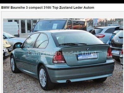 Gebraucht BMW 316 116 PS (85 kW) 2003 Grün Limousine