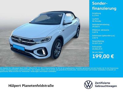 Usata VW T-Roc Cabriolet R-line 150 CV (110 kW) 2025 Bianco Cabrio