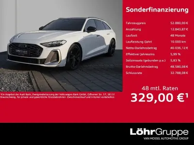 Gebraucht Audi A5 Edition .1 204 PS (150 kW) 2025 Gletscherweiß metallic Kombi