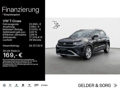 Gebraucht VW T-Cross Goal 116 PS (85 kW) 2025 Schwarz SUV
