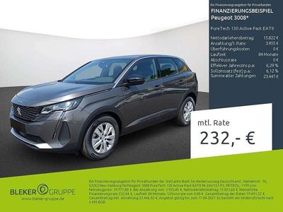 Usata Peugeot 3008 Active 131 CV (96 kW) 2023 Grigio SUV