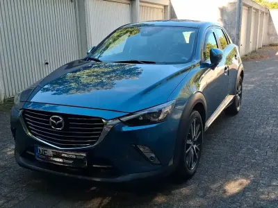 Gebraucht Mazda CX-3 Sports-Line 120 PS (88 kW) 2018 Blau SUV