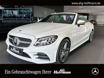 Gebraucht Mercedes C180 AMG 155 PS (114 kW) 2019 Weiß Cabrio