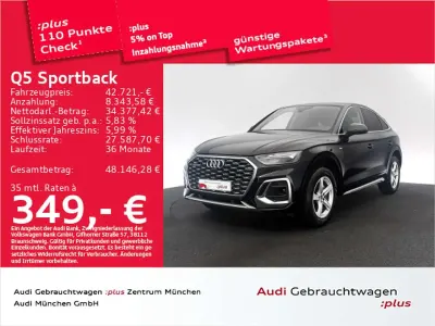 Gebraucht Audi Q5 S-Line 204 PS (150 kW) 2023 Mythosschwarz metallic SUV