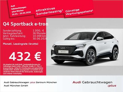 Gebraucht Audi Q4 e-tron Advanced 210 kW (286 PS) 2025 Gletscherweiß metallic SUV