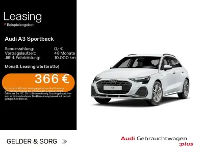 Gebraucht Audi A3 S-Line 204 PS (150 kW) 2025 Gletscherweiß metallic Limousine