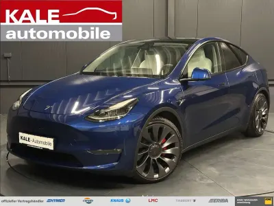 Gebraucht Tesla Model Y Performance 392 kW (534 PS) 2023 Deep blue metallic SUV