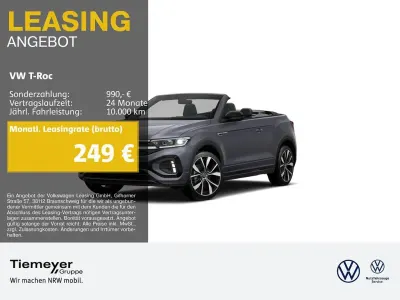 Gebraucht VW T-Roc Cabriolet R-line 150 PS (110 kW) 2025 Grau Cabrio