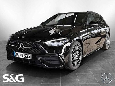 Gebraucht Mercedes C220 AMG 200 PS (147 kW) 2025 Metalliclack obsidianschwarz Kombi