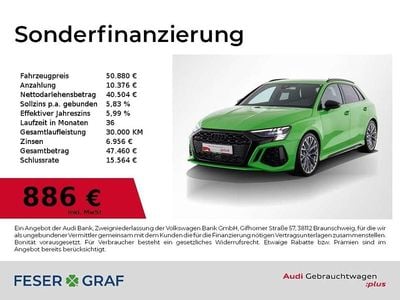 Gebraucht Audi RS3 Sport 400 PS (294 kW) 2023 Kyalamigrün Limousine