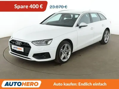 Brugt Audi A4 Comfort 190 HK (139 kW) 2020 Hvid Stationcar