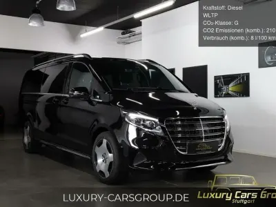 Neu Mercedes V300 Exclusive 237 PS (174 kW) 2026 Obsidianschwarz Van / Kleinbus