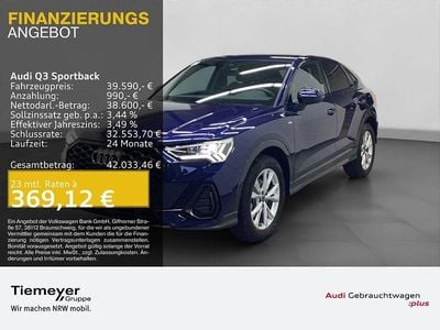 Blau Gebraucht 2025 Audi Q3 Sportback S-Line SUV | 39.590 € (Guter Preis)