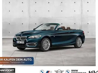 Gebraucht BMW 220 Luxury Line 184 PS (135 kW) 2016 Blau Cabrio