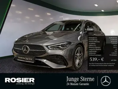 Brugt Mercedes CLA200 Premium 163 HK (119 kW) 2024 Grå Coupe