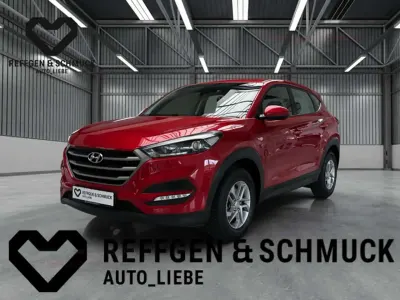 Gebraucht Hyundai Tucson 116 PS (85 kW) 2016 Rot metallic SUV