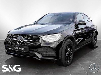 Unilack schwarz uni Gebraucht 2021 Mercedes GLC300 Coupé | 46.277 € (Teuer)
