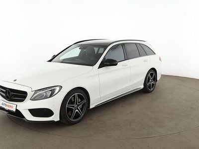 Gebraucht Mercedes C300 AMG line 245 PS (180 kW) 2018 Weiß Kombi
