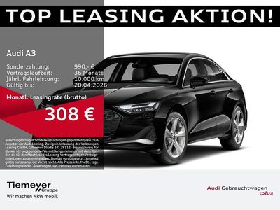 Gebraucht Audi A3 Advanced 150 PS (110 kW) 2025 Schwarz Limousine