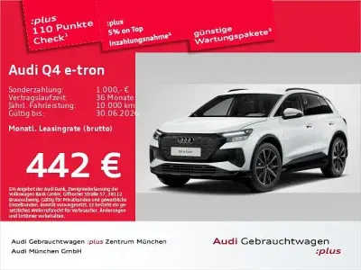 Używany Audi Q4 e-tron Advanced 210 kW (286 KM) 2025 Biały SUV