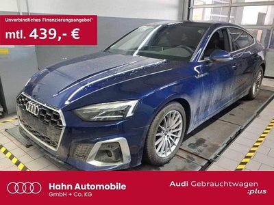 Gebraucht Audi A5 Sportback Business 204 PS (150 kW) 2023 Navarrablau metallic Kleinwagen