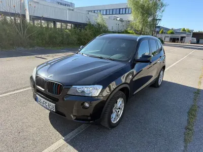 Brugt BMW X3 Sport Line 184 HK (135 kW) 2012 Sort SUV